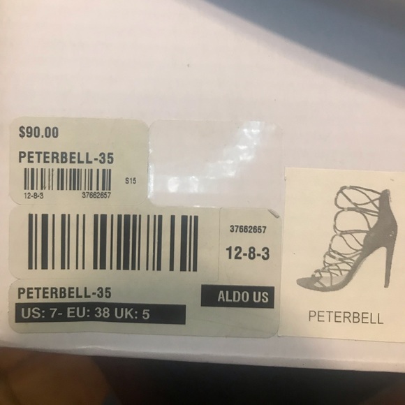 ALDO PETERBELL Snakeskin Heels - Picture 9 of 10